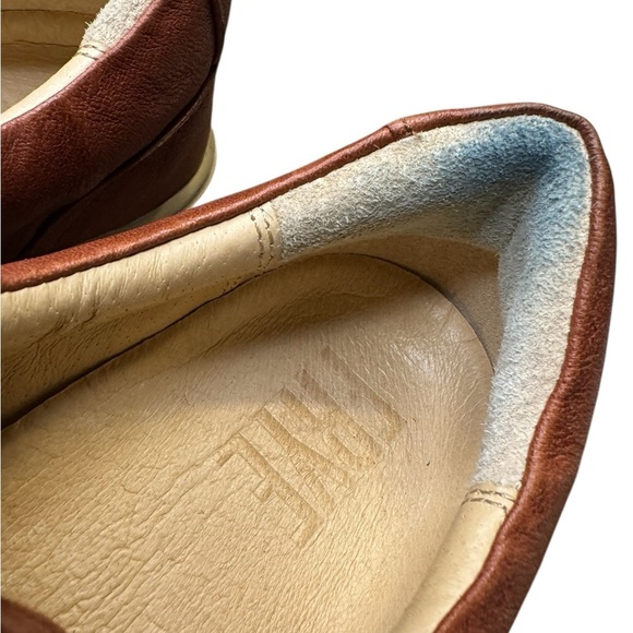 👟 Frye Ivy Low Top Leather Sneakers Women’s 10 Brown Lace Up Casual 👟 - Picture 8 of 9